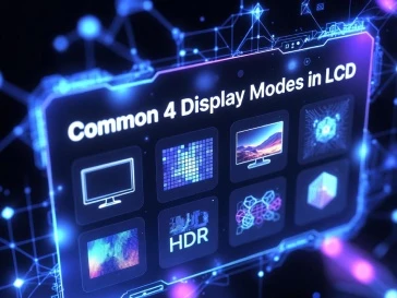 أربعة أوضاع عرض شائعة في شاشات LCD